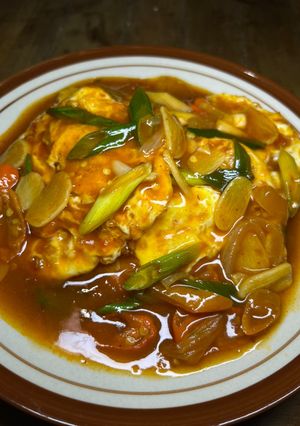Foto resep 96.) Telur ceplok pedas asam manis