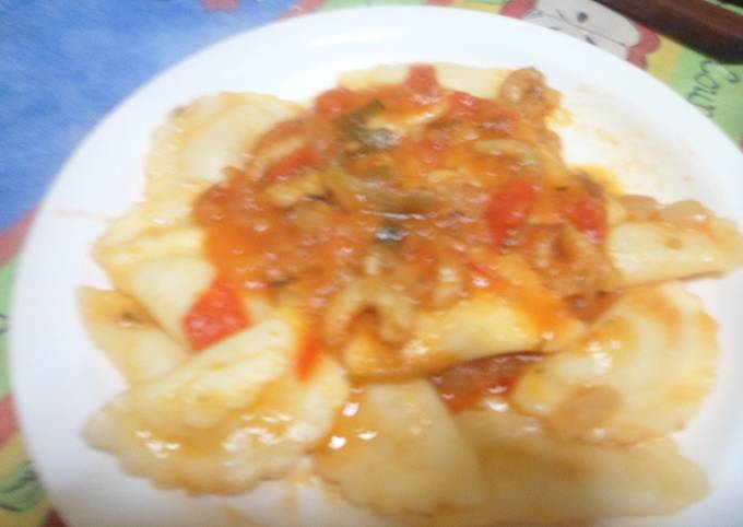 Torteletis con salsa de camarones Receta de chiaraminutti- Cookpad