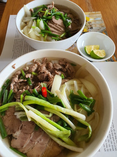 Hình của món Phở bò siêu đơn giản.