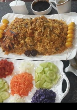 عکسی از دستور لوبیا پلو