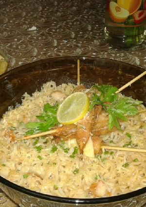 صورة لوصفة شعيرية الجمبري