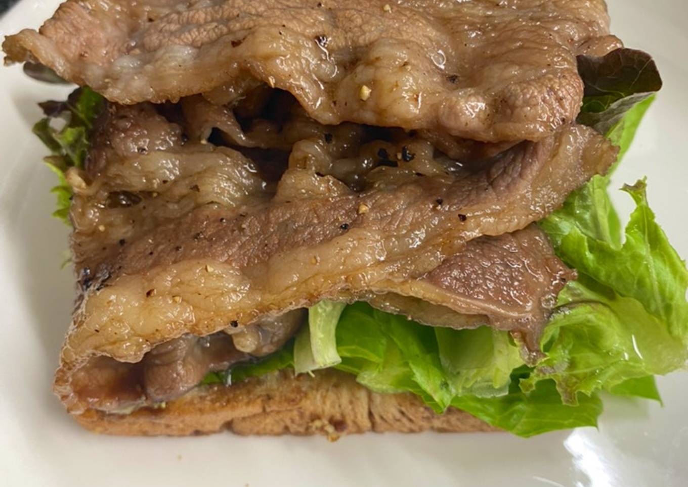 Korean beef sandwich