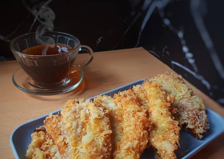 Resep Terbaru Pisang goreng kipas kremes Praktis Enak