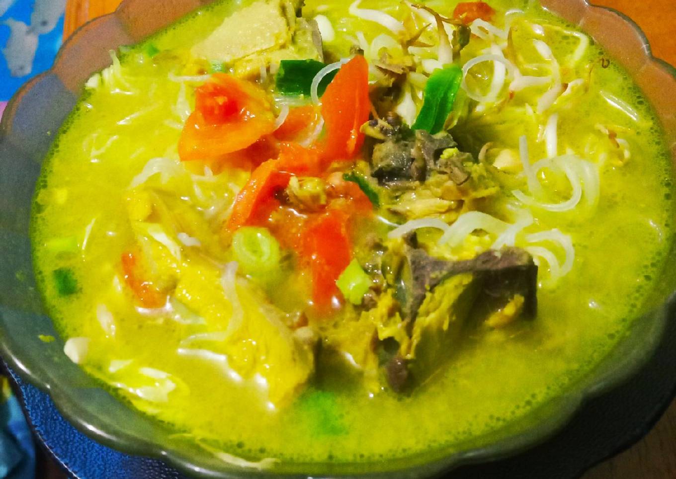 Resep Soto ayam santan yang Enak