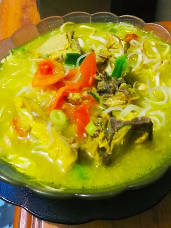 Cara Mudah Menyiapkan Resep Soto ayam santan yang Uenak Anti Ribet, Lezat Sekali