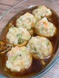 Steam Egg Tofu with Shrimp