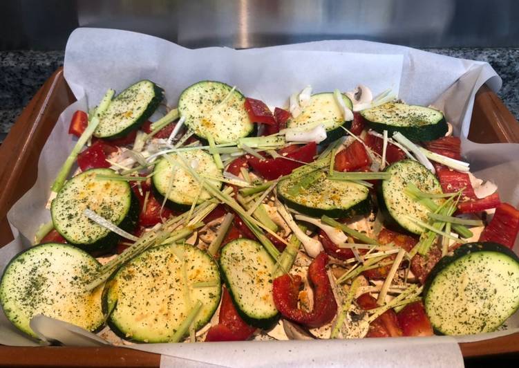 Verdura al horno deshidratada light sin aceite