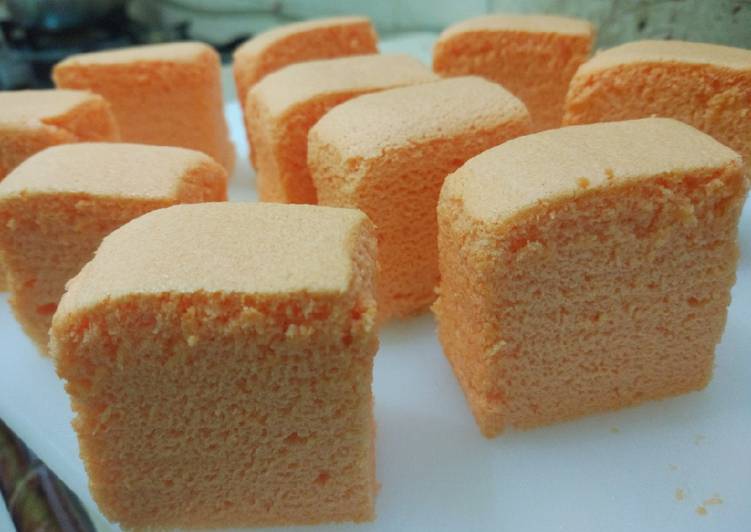 Cara Buat 77. Ogura cake nutrisari bahan sederhana