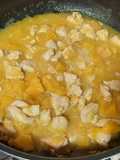 Pollo en salsa de durazno 🍗🍑