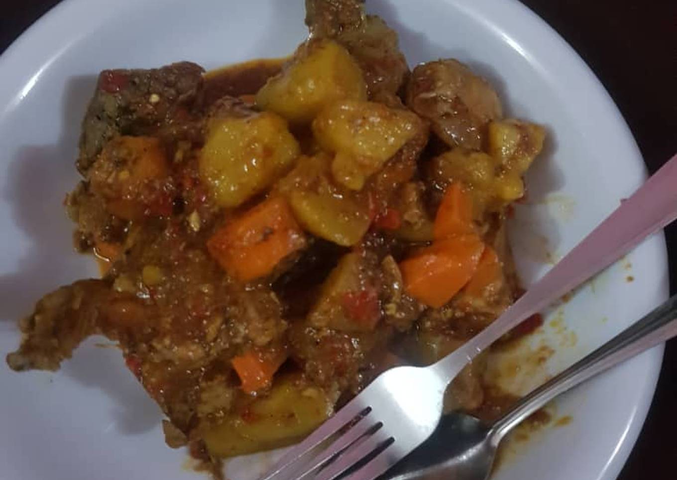 Chicken pepper soup