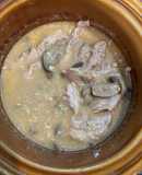 Slower Cooker Pheasant in Mushroom Sauce