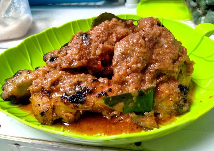 Resep Ayam Bakar Bumbu Rujak, Enak