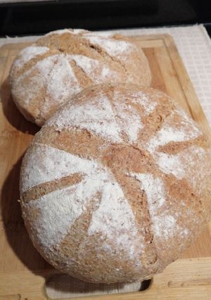Una foto de Pan de campo integral