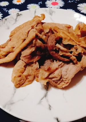 壽喜燒風味梅花肉 的食譜成品照片