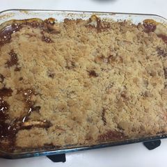 A picture of Homemade Apple Cobbler .