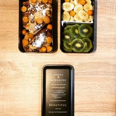A picture of Soft Toasts with Fruits.