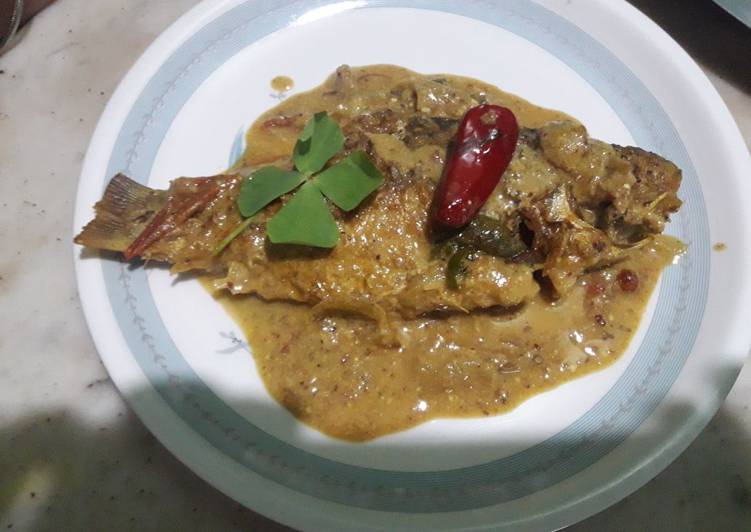 Steps to Make Favorite Telapia mustard seeds paste curry