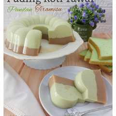 Puding Roti Tawar Pandan Tiramisu-レシピのメイン写真