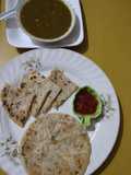 Veg Sichuan Parathas (Schezwan)