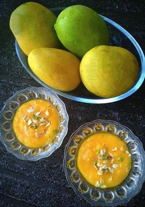 ম্যাংগো হানি ক্রিম (Mango honey cream recipe in Bengali) রেসিপির প্রধান ছবি