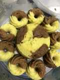 Kuih Apam Marble Mudah Kukus