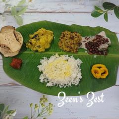 A picture of Kerala Sadya.