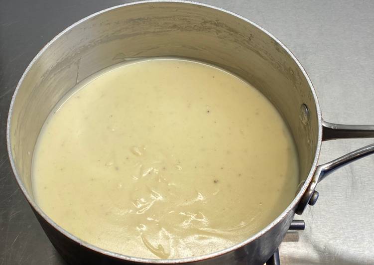 Simple Way to Prepare Super Quick Homemade White Sauce (béchamel sauce)