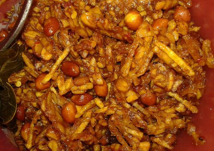 Resep Kering kentang kacang tempe #BikinRamadanBerkesan Anti Gagal