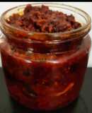 Mango ginger pickle (Ma inji)