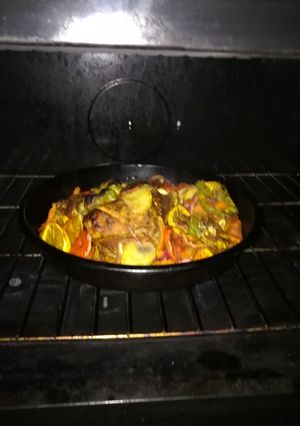 صورة لوصفة فخذ غنم مشوي بالفرن