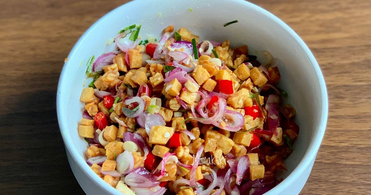 Sambal Matah Tahu Tempe