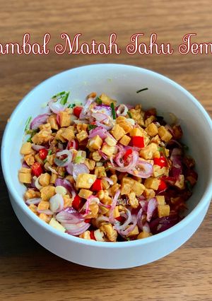 Foto resep Sambal Matah Tahu Tempe