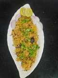 Healthy masoor soya nuggets biryani