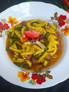 Foto resep Oseng putren cabe hijau