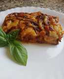 Lasagna vegetal de berenjena y soja texturizada