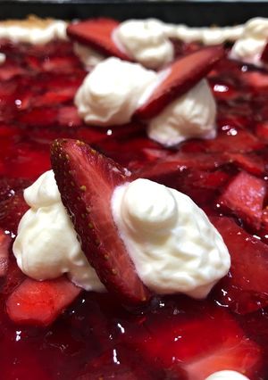 Una foto de Tarta de frutillas