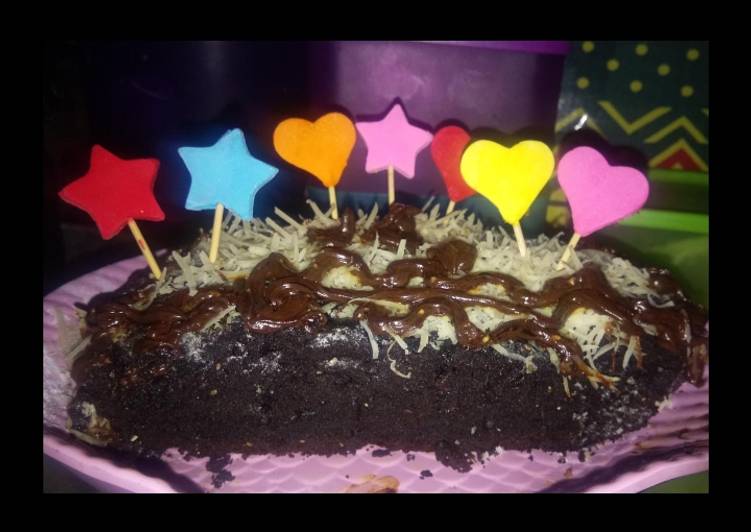 Chewy Brownies Pondan Nyoklat