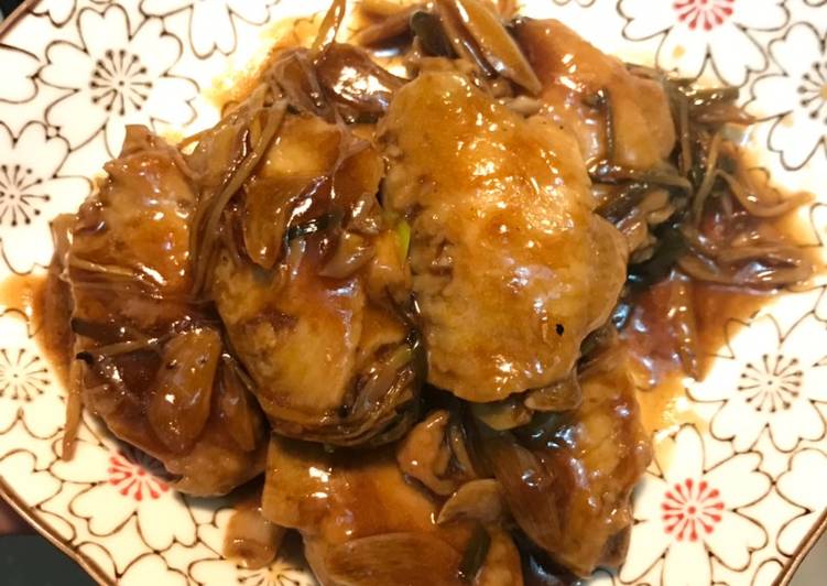 Steps to Make Quick Chicken wings with oyster sauce