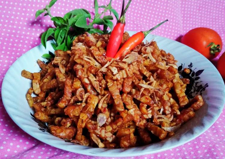 Cara Gampang Menyiapkan Orak Arik Tempe Balado, Enak