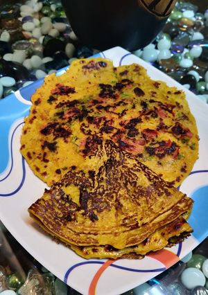 A picture of Tomato Pudlo / Tomato Cheela.