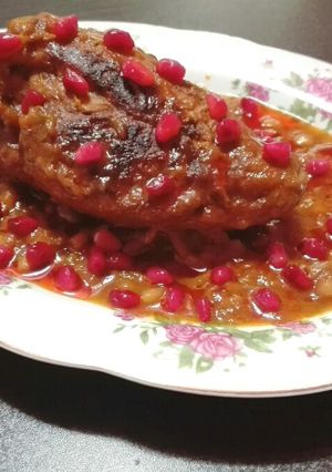 عکسی از دستور مرغ ترش گیلانی