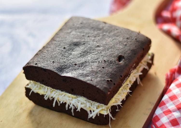 Brownies Kukus Putih Telur