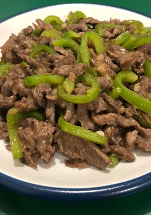 青椒炒牛肉 的食譜成品照片