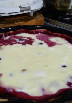 Una foto de Tarta frutos del bosque