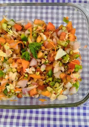 A picture of #Sprout salad.