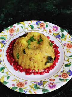 A picture of Cauliflower Sooji Upma.