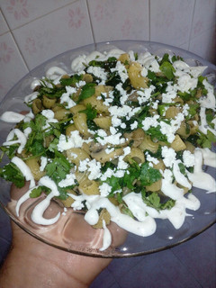 عکسی از دستور پاستا اسفناج و قارچ