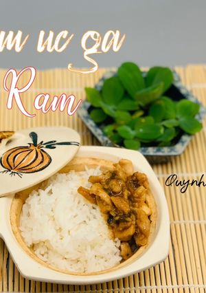 Hình của món Ức gà ram.