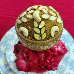 A picture of FADA LAPSE - BROKEN WHEAT HALWA in Pressure cooker.