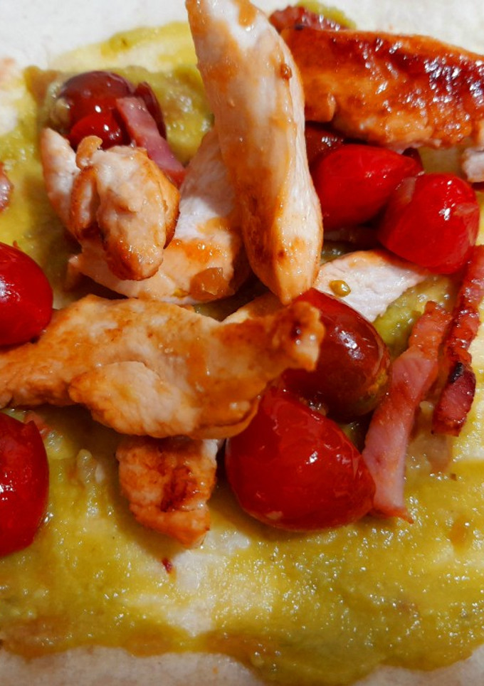 Una foto de Tortillas picantes de pollo
